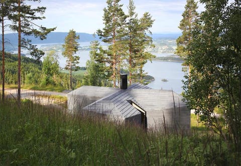 Rifugio Da Weekend Casa Nel Bosco In Norvegia