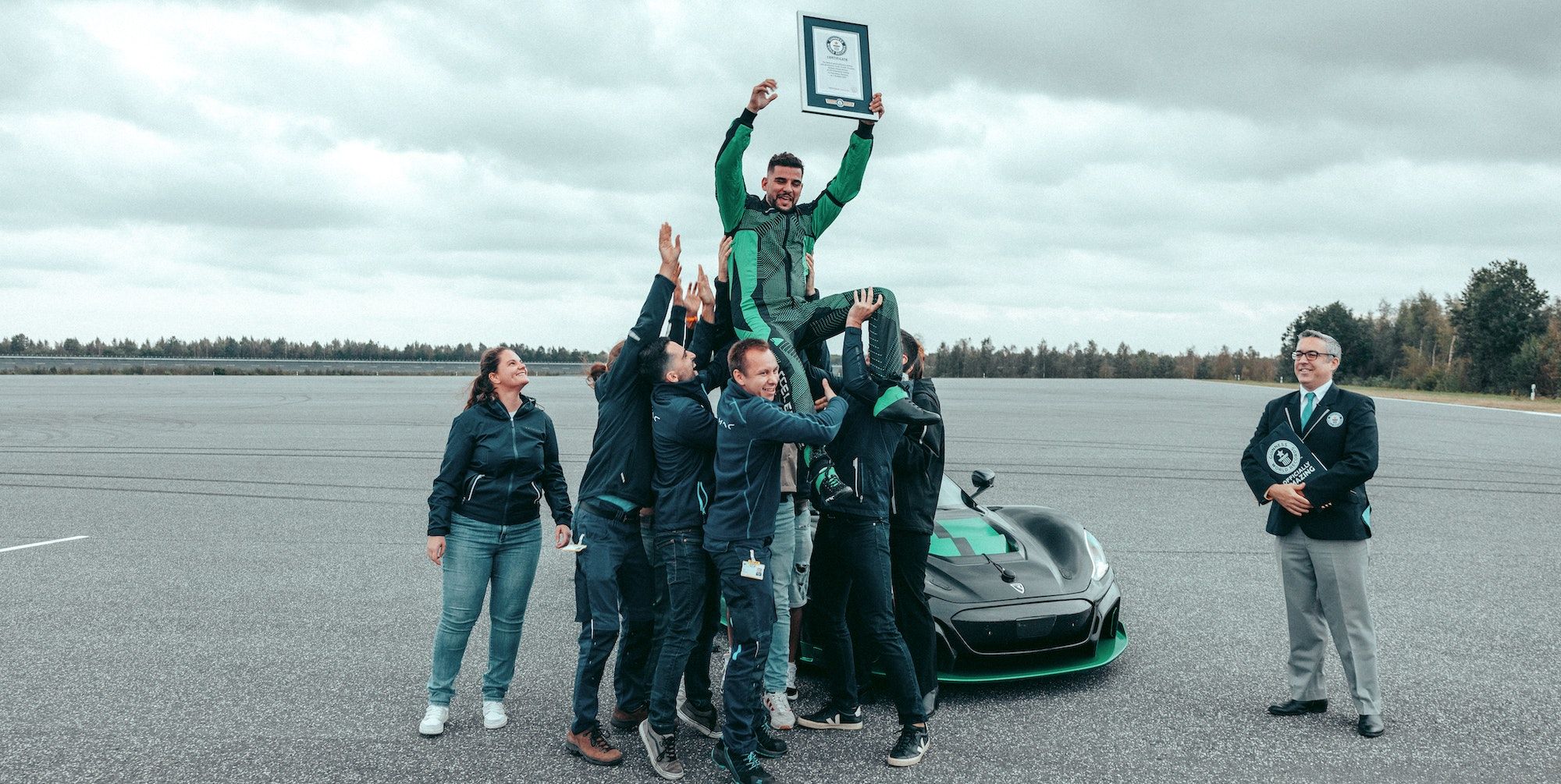 Rimac Nevera Earns New Guinness World Records Title — in Reverse