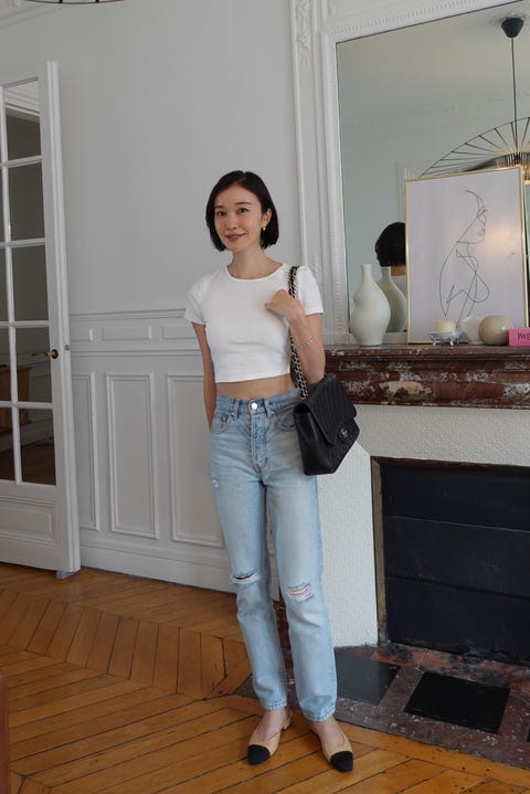 業界人がデニムに合わせるtシャツは 夏の定番 Tシャツコーデ13連発 ファッション Elle エル デジタル 業界人がデニムに合わせるtシャツは 夏の定番 Tシャツコーデ13連発 ファッション Elle エル デジタル