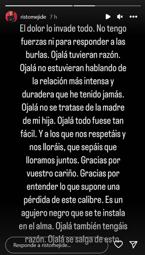 Risto Mejide habla de su dolor tras la ruptura con Laura Escanes