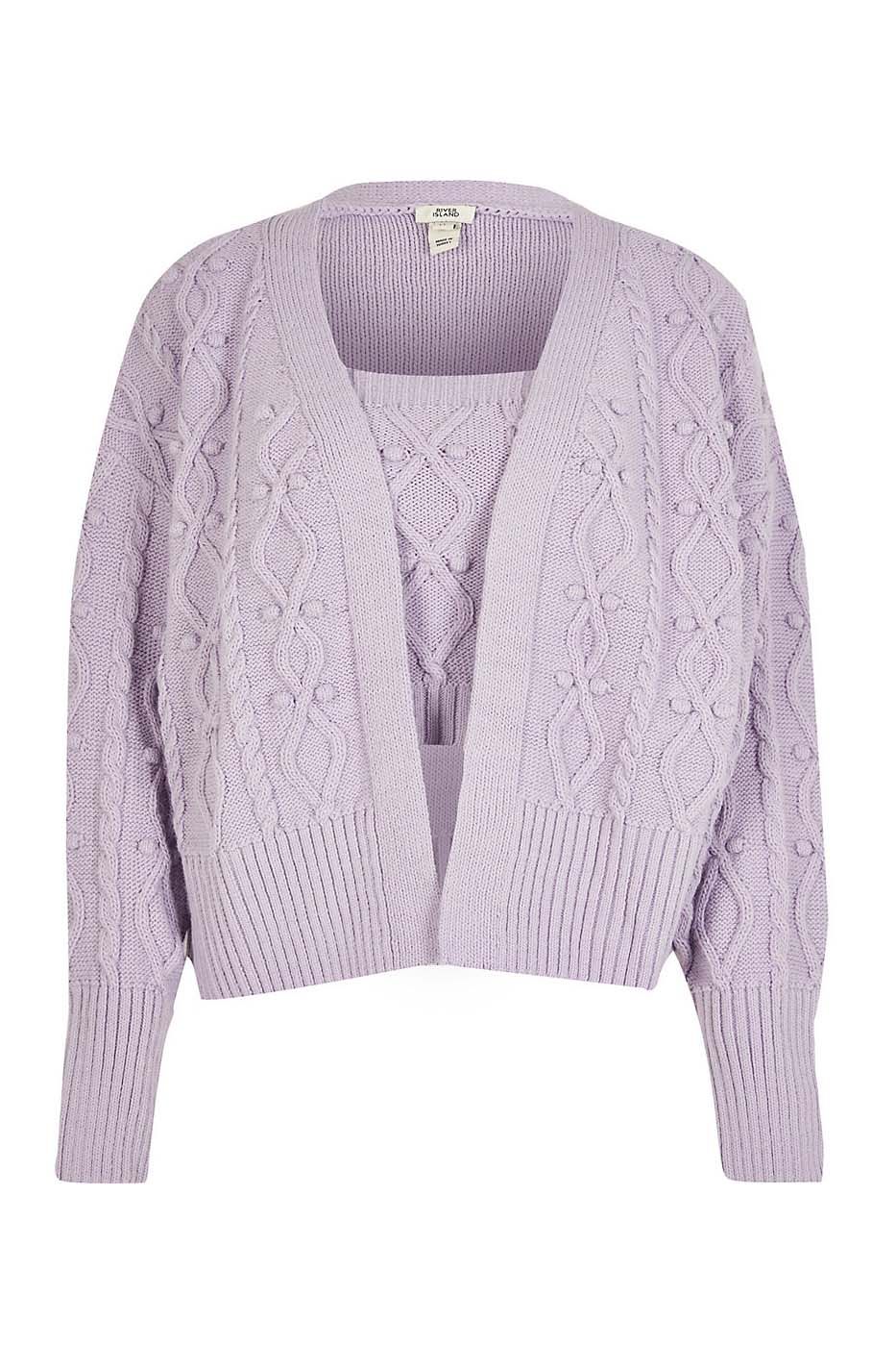 zara bralette and cardigan