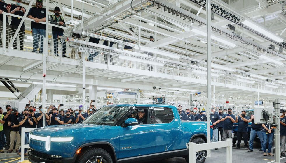 Rivian R1T Electric Pickup Truck Production Starts