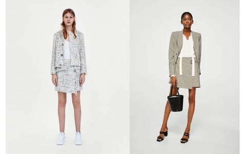 Raap bladeren op Het koud krijgen kleding Het rokpakje is terug - dit is hoe je je deux-pièces tegenwoordig draagt Raap bladeren op Het koud krijgen kleding Het rokpakje is terug - dit is hoe je je deux-pièces tegenwoordig draagt