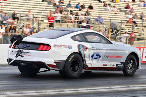 Tony Stewart Takes Ford Mustang Cobra Jet 1400 EV on Exhibition Runs at ...