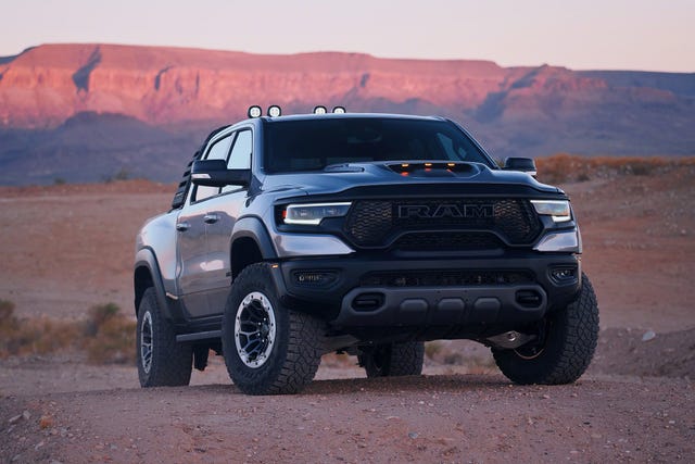 The Ram 1500 TRX Is a Hellcat-Powered Pickup Ready to Eat Raptors