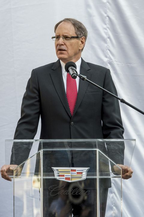 new york, ny   june 01  executive vice president of general motors and president at global cadillac johan de nysschen speaks during the cadillac house grand opening at 330 hudson st on june 1, 2016 in new york city  photo by roy rochlinfilmmagic