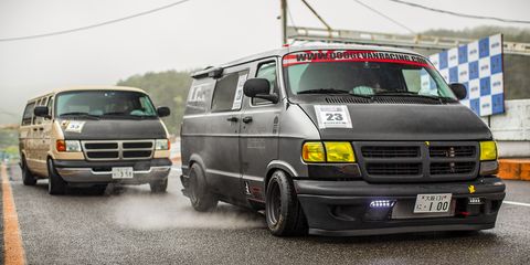 The Glorious Madness Of Japanese Dodge Van Racing