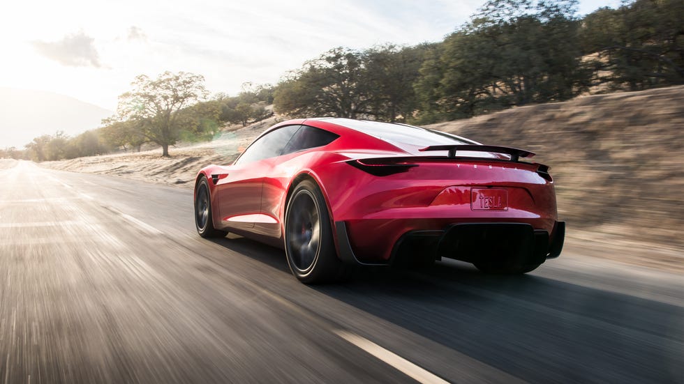 New Tesla Roadster Rockets into the Petersen Museum