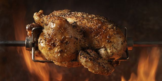 roast chicken on the bbq