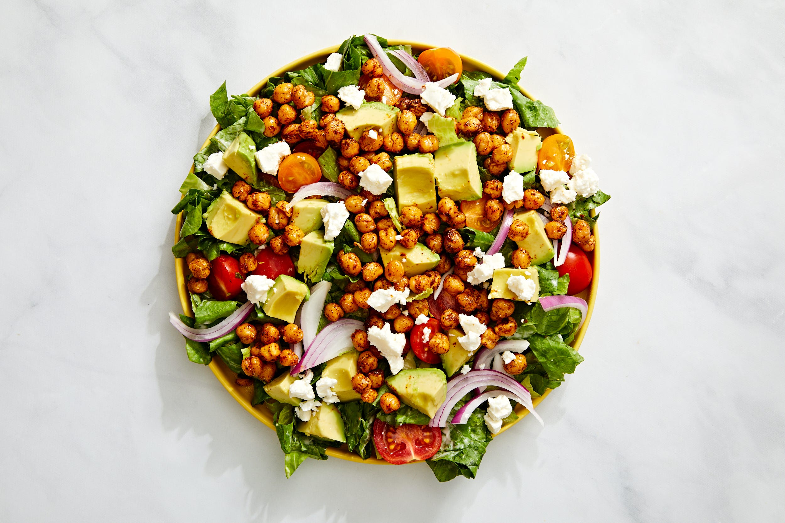 Roasted Chickpea And Avocado Salad Is The Summer Side Of Our Dreams