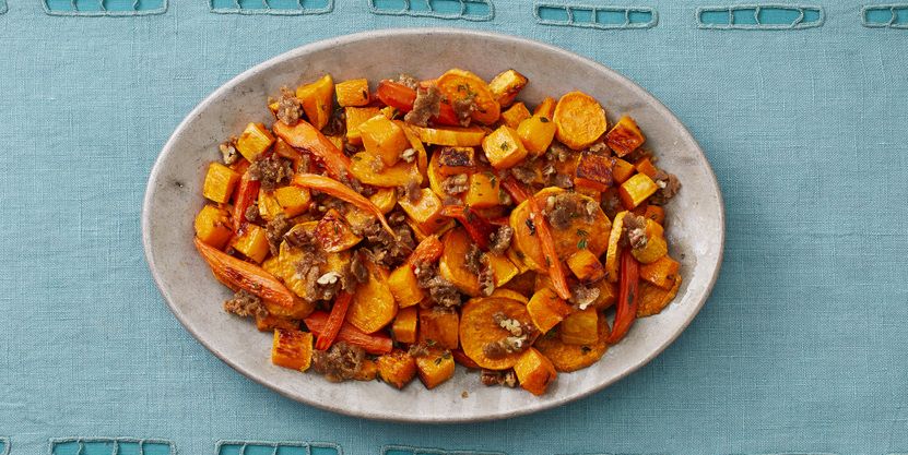 Best Roasted Vegetables With Pecan Crumble Recipe