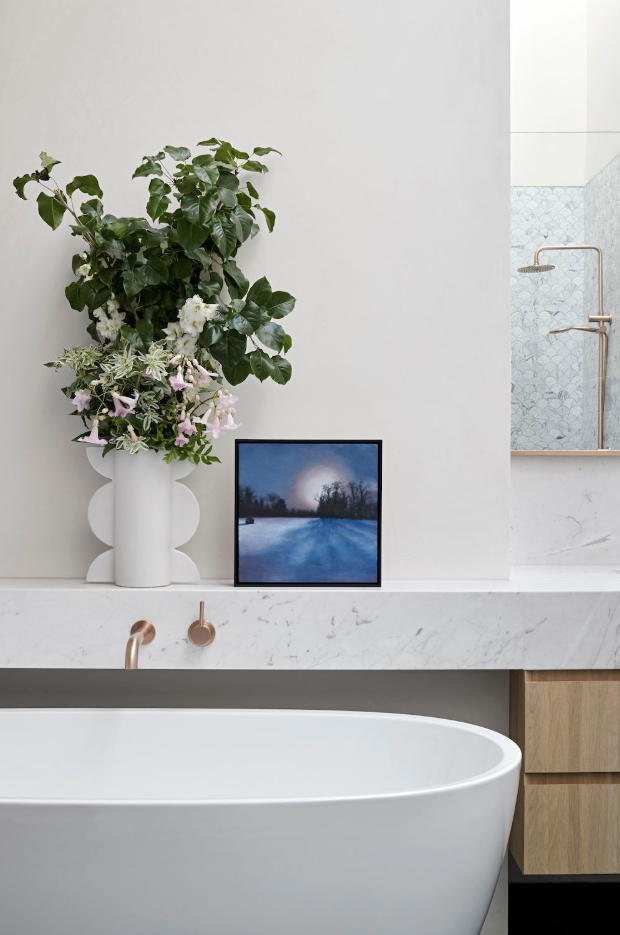 bathroom tub shelves