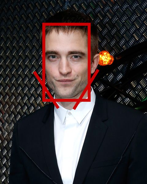 Robert Pattinson, elongated face man, long face, long face man, Robert Pattinson elongated face
