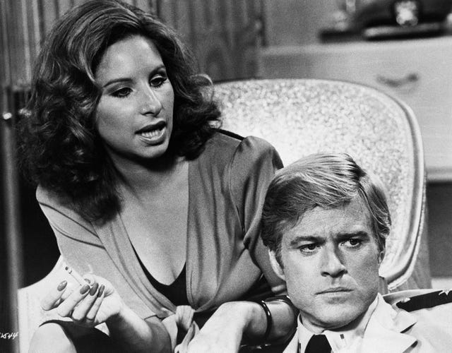 B streisandr redford in the way we were