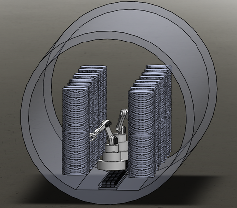 robots tend to cryogenically frozen reproductive cells