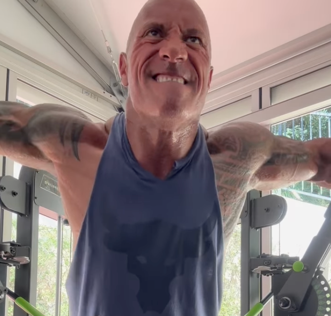 The Rock Shared a Look at His 'Kickass' Chest Day Finisher thumbnail