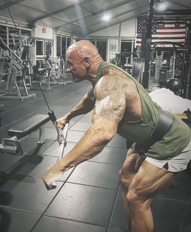 The Rock Lights Up His Lats With This 'Crazy' Back Finisher thumbnail