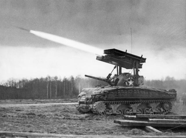 The Army Put Rocket Launchers On This Wwii Tank T34 Calliope