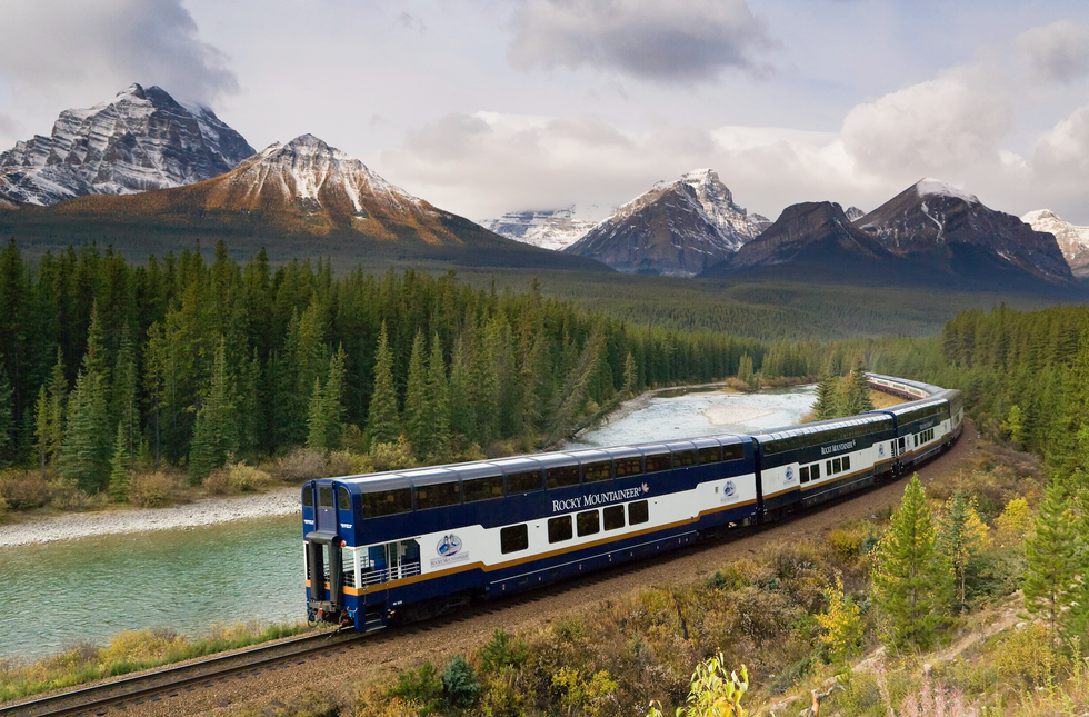 northern canada train trips