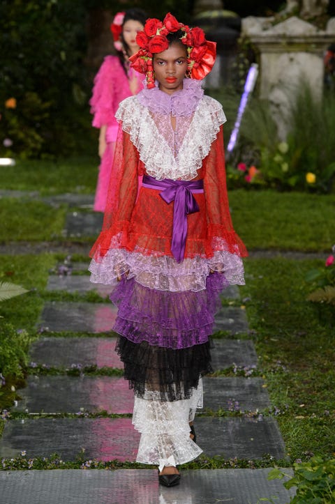 Rodarte Creates a Fashion Fantasy in a Rainy Cemetery