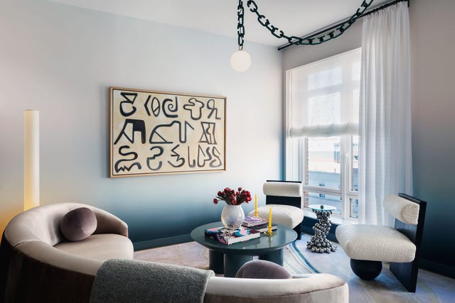 This Rodney Lawrence Model Unit In New York Is An Ombré Escape - Home Decor Ideas With Grey Sofa This Rodney Lawrence Model Unit In New York Is An Ombré Escape - Home Decor Ideas With Grey Sofa
