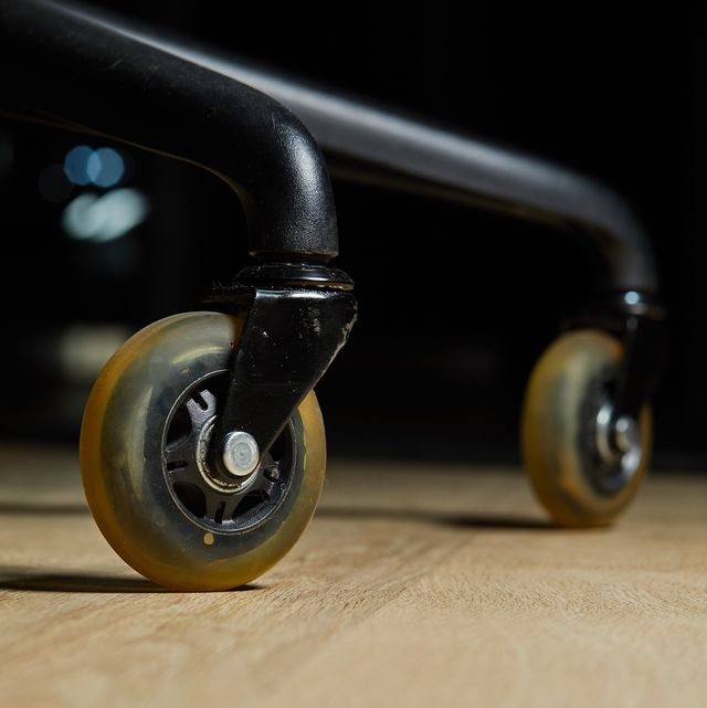 rollerblade wheels on chair