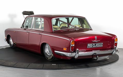 This Absurd Tube Frame Rolls Royce Drag Car Can Sit Four People