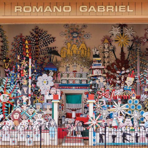 romano gabriel wooden sculpture garden