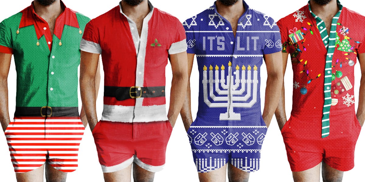 short christmas romper