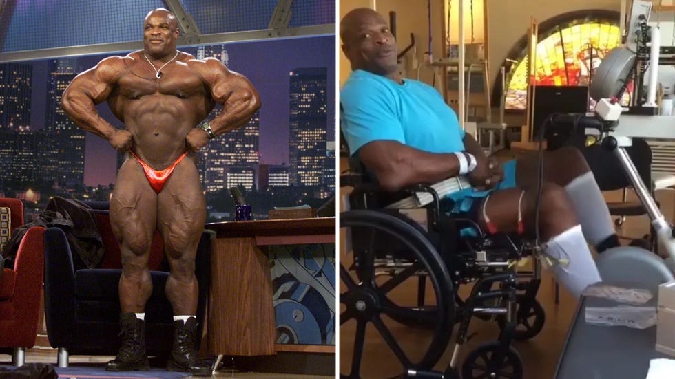 Ronnie Coleman Now, To Win 8 Times Mr. Olympia To The Wheelchair