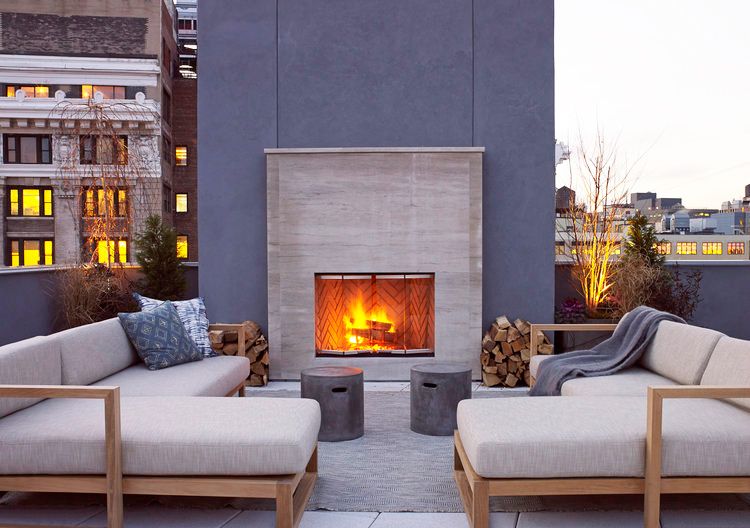 22 Outdoor Fireplaces That Will Keep You Warm All Night Outdoor