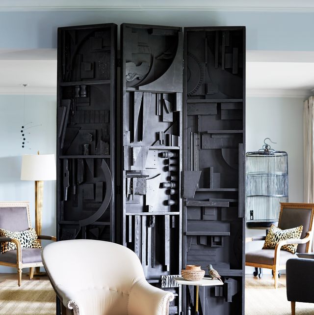 20 clever room divider ideas - folding screen and wall