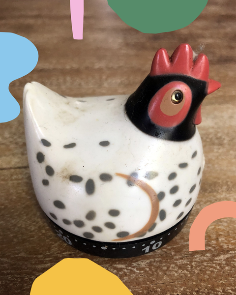 kitchen timer that looks like a rooster