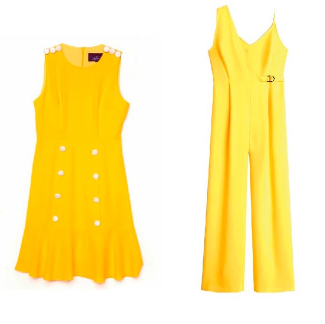 Ropa amarilla de verano Ropa amarilla de verano