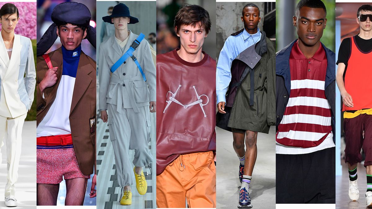 Las tendencias en ropa de hombre para la Primavera-Verano 2019 vistas en Milán París