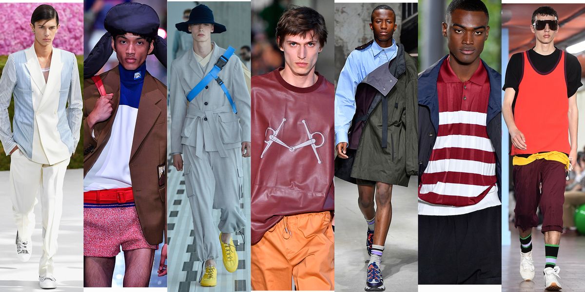 Las tendencias en ropa de hombre para la Primavera-Verano 2019 vistas en Milán París