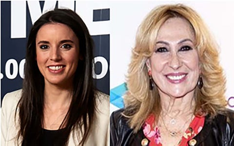 Rosa Benito e Irene Montero rosa benito e irene montero