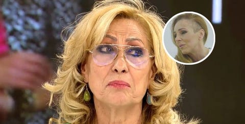 montaje rosa benito y rocio carrasco en television imagenes de rosa benito y rocio carrasco en television