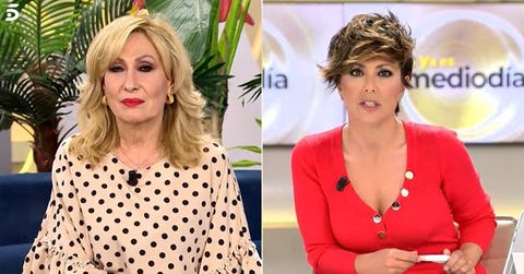rosa benito sonsoles onega plato imagen doble de rosa benito y sonsoles onega en plato de telecinco