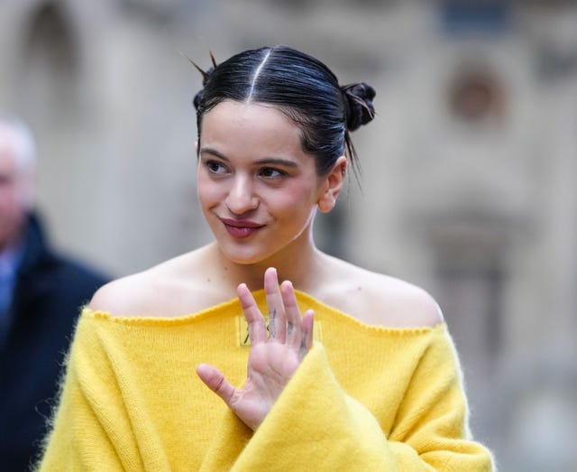 Celebrity Sightings - Paris Fashion Week - Menswear Fall Winter 2023 2024 : Day Three paris, france january 19 rosalia is seen, outside louis vuitton, during the paris fashion week menswear fall winter 2023 2024 day three on january 19, 2023 in paris, france photo by edward berthelotgetty images