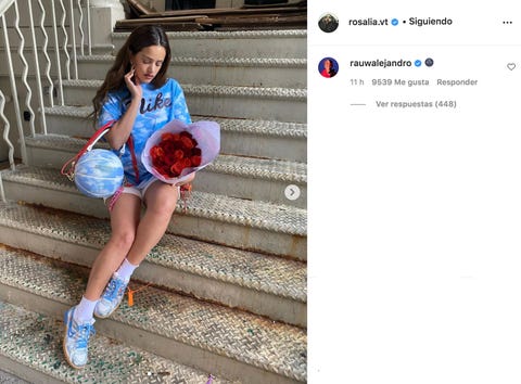 Rosalía nuevamente enciende rumores de romance con Rauw Alejandro Rosalía hace saltar las alarmas con esta foto de Rauw Alejandro