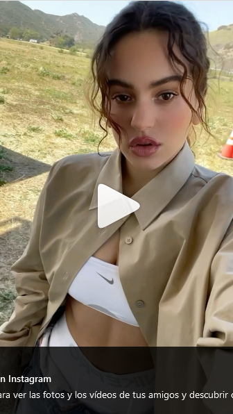flaco Ecología Piquete Rosalía luce su ropa interior en Instagram