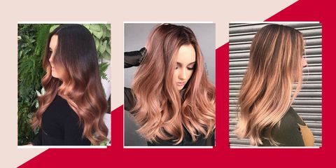 Rose gold hair trend