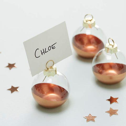 rose gold christmas decoration ideas