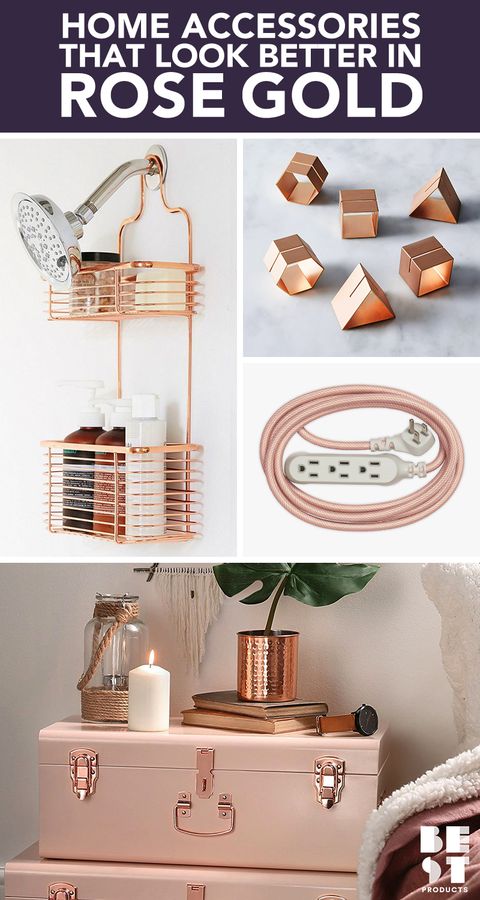 15 Best Rose Gold Decor Picks For Your Home Cute Rose Gold