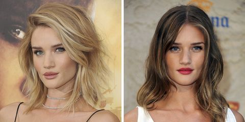 28 Celebrities with blonde vs. brown hair