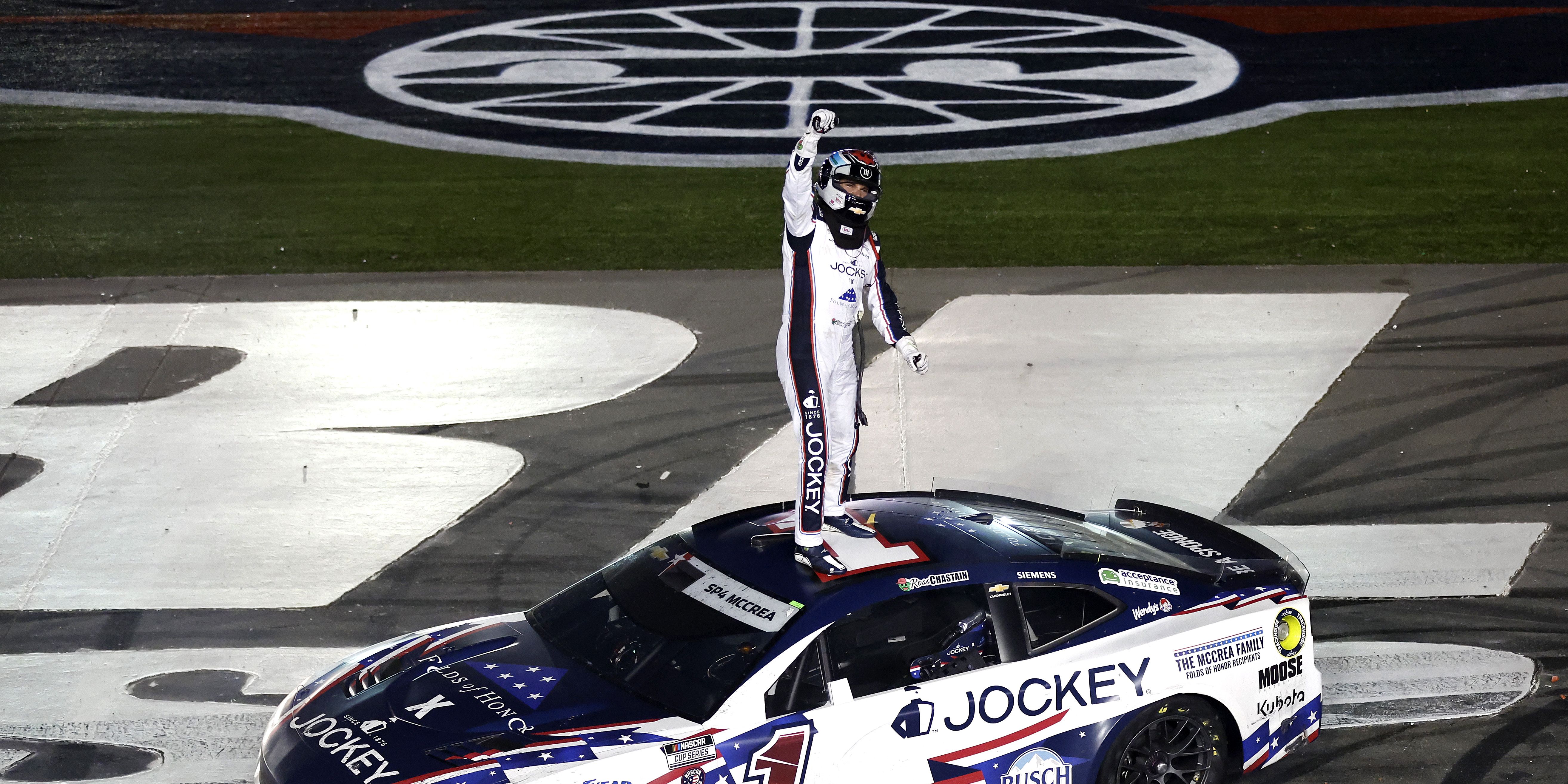 Ross Chastain Wins the Coca-Cola 600 After Starting 40th in a Backup Car