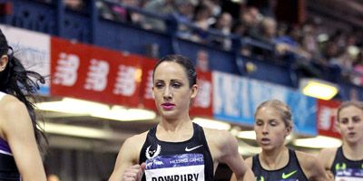 Shannon Rowbury leads NOP teammates at Millrose Games