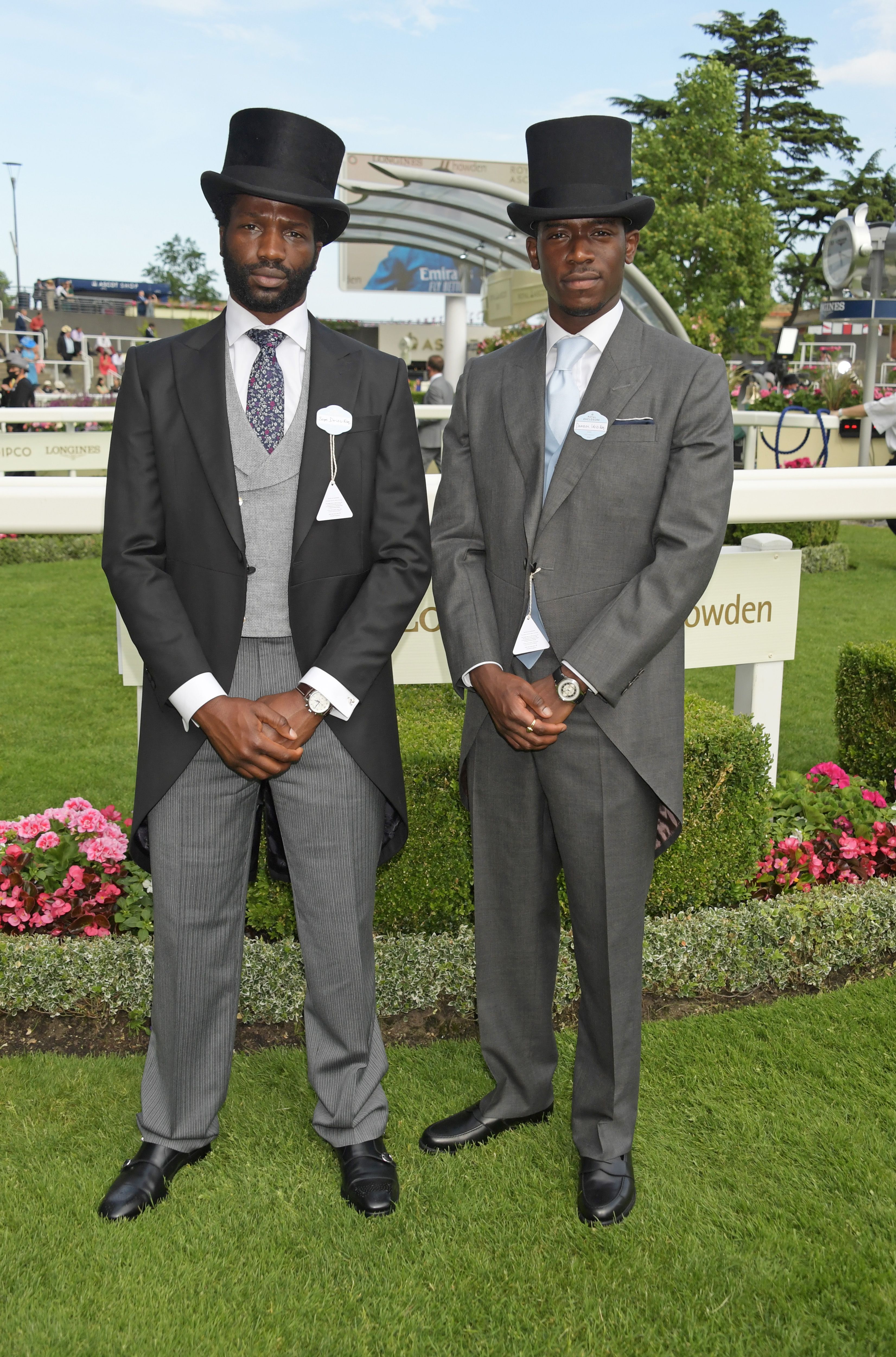 mens ascot suits