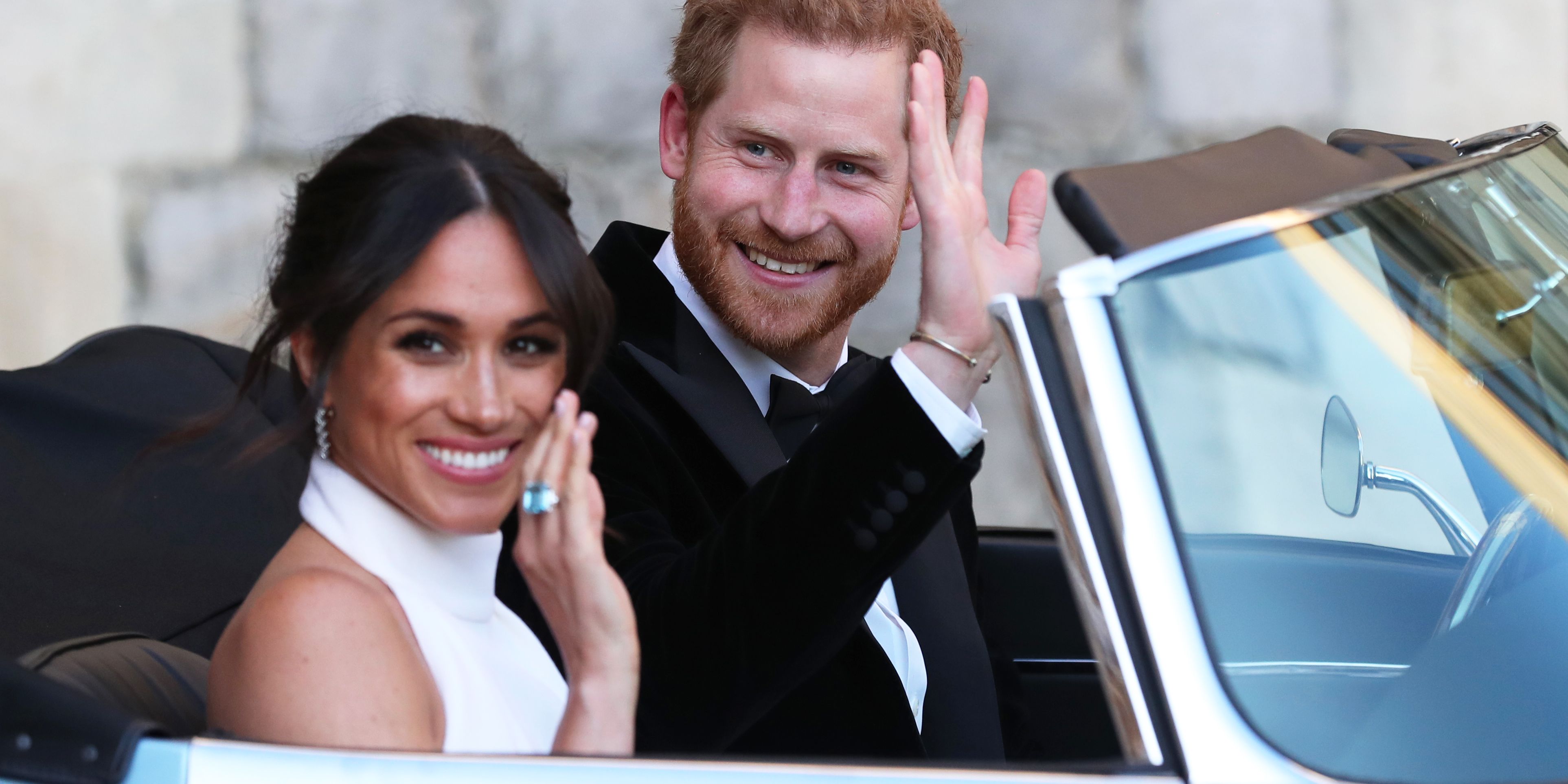 meghan markle reception dress back